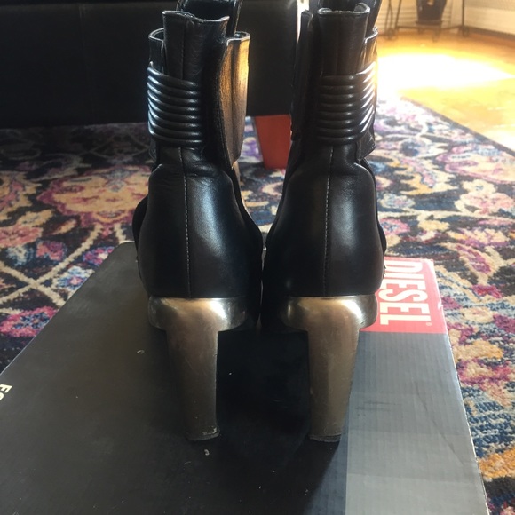 DIESEL LUSH MOTORCYCLE BOOTS - Picture 4 of 9